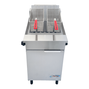 San-Son ZF-70 Freidor Profesional de Alta Producción de 5 Quemadores y 2 Canastillas Niqueladas